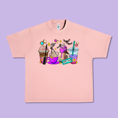 Lash Hustler Coffee Cups Urban Heavy Tee Designed By Adodesignshop