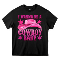 Black i wanna be a cowboy baby Heavy Core Tee - texasbilliewilder