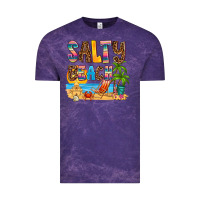 Cloud Purple salty beach Vintage Tee - AdoDesignShop