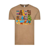 Vintage Coffee salty beach Vintage Tee - AdoDesignShop