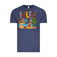 Vintage Denim salty beach Vintage Tee - AdoDesignShop