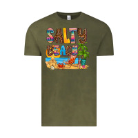 Vintage Olive salty beach Vintage Tee - AdoDesignShop