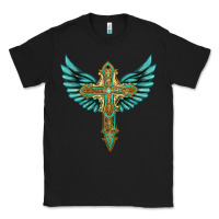 Black wing cross Classic Tee - Artiststas