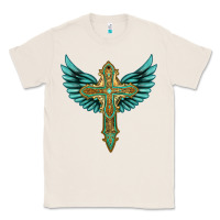 Natural wing cross Classic Tee - Artiststas