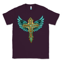 Plum wing cross Classic Tee - Artiststas