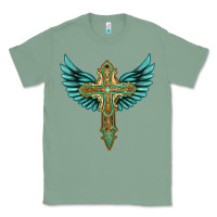 Sage wing cross Classic Tee - Artiststas