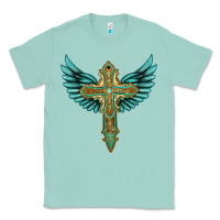 Seafoam wing cross Classic Tee - Artiststas