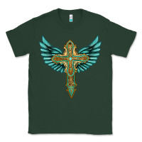 Sports Green wing cross Classic Tee - Artiststas