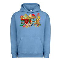 Pigment Pebble Blue cinco de mayo pre k Urban Hoodie - CowGirlArtShop