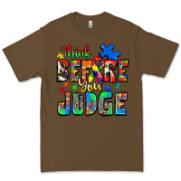 Cacao think before you judge autism Premium Tee - Zillion Design Studio
