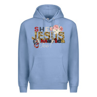 Colony Blue She Jesus America Too Premium Hoodie - Bettercallsaul
