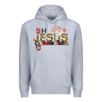 Heather Grey She Jesus America Too Premium Hoodie - Bettercallsaul