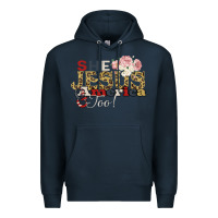 Navy She Jesus America Too Premium Hoodie - Bettercallsaul