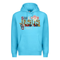 Ocean Blue She Jesus America Too Premium Hoodie - Bettercallsaul