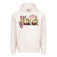 Pale Pink She Jesus America Too Premium Hoodie - Bettercallsaul