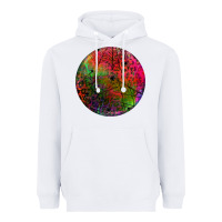 White halloween round Heavyweight Hoodie - BundleAndBundleShop