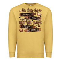 Antique Gold we can be different on the outside but we have the Premium Sweatshirt - LillyAllenDesigns