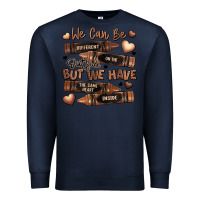 Navy we can be different on the outside but we have the Premium Sweatshirt - LillyAllenDesigns