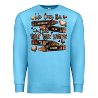Ocean Blue we can be different on the outside but we have the Premium Sweatshirt - LillyAllenDesigns