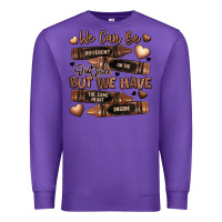 Purple we can be different on the outside but we have the Premium Sweatshirt - LillyAllenDesigns