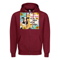 Burgundy not today heifer Zipper Hoodie - MaliasSmallBusiness