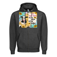 Charcoal Heather not today heifer Zipper Hoodie - MaliasSmallBusiness