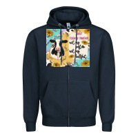 Navy not today heifer Zipper Hoodie - MaliasSmallBusiness