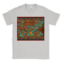 Moon Dust western thunderbird and arrow with aztec leopard Classic Tee - Artiststas