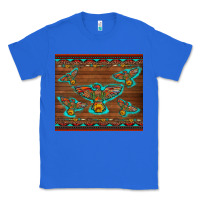 True Royal western thunderbird and arrow with aztec leopard Classic Tee - Artiststas