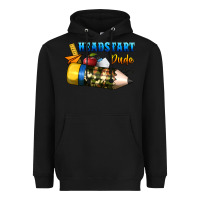 Black headstart dude Heavyweight Hoodie - BundleAndBundleShop