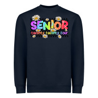 Navy senior twenty twenty four Heavyweight Sweatshirt - AdoDesignShop