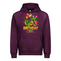 Mauve Wine 3rd birthday girl t rex pink Urban Hoodie - CowGirlArtShop
