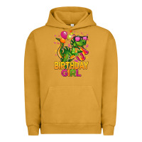 Pigment Peanut Butter 3rd birthday girl t rex pink Urban Hoodie - CowGirlArtShop