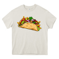Cream mexican taco Heavy Core Tee - Artiststas