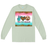 Matcha peace love labradoodle Long Sleeve Tee - Jasminsmagicworld
