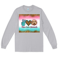 Moon Dust peace love labradoodle Long Sleeve Tee - Jasminsmagicworld