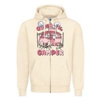 Sandshell queen of the camper Zipper Hoodie - MaliasSmallBusiness