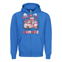 True Royal queen of the camper Zipper Hoodie - MaliasSmallBusiness