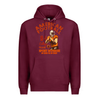 Burgundy American Football Premium Hoodie - Bettercallsaul