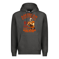 Charcoal Heather American Football Premium Hoodie - Bettercallsaul