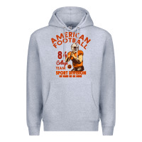 Heather Grey American Football Premium Hoodie - Bettercallsaul
