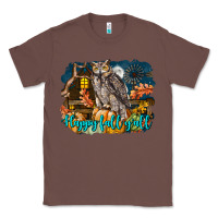 Chestnut Happy Fall Y'all Owl Classic Tee - LillyAllenDesigns