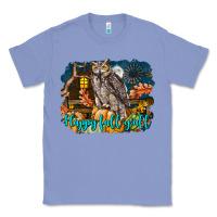 Colony Blue Happy Fall Y'all Owl Classic Tee - LillyAllenDesigns