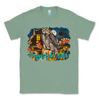 Sage Happy Fall Y'all Owl Classic Tee - LillyAllenDesigns