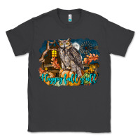 Smoke Happy Fall Y'all Owl Classic Tee - LillyAllenDesigns