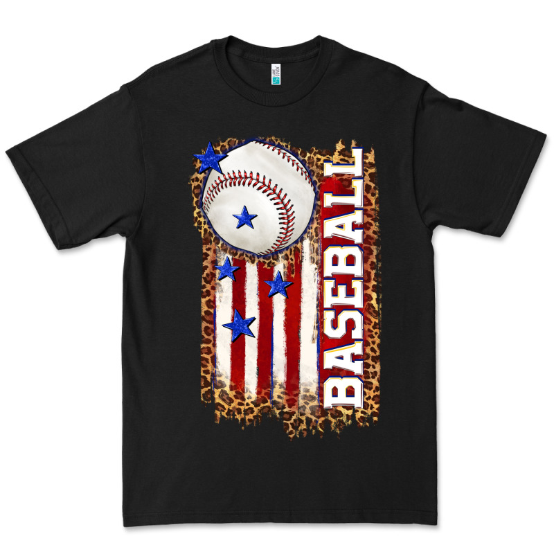 Baseball American Flag Premium Tee by texasbilliewilder | Teevron