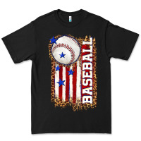 Black baseball american flag Premium Tee - texasbilliewilder