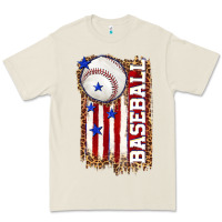 Bone baseball american flag Premium Tee - texasbilliewilder