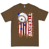 Cacao baseball american flag Premium Tee - texasbilliewilder