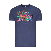 Vintage Denim beach please Vintage Tee - AdoDesignShop
